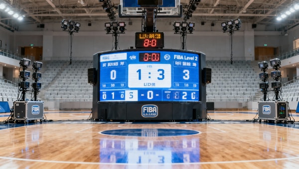 China Men's Basketball Warm-ups in Hangzhou Drive LED Court System Export Demand