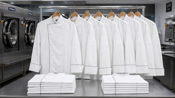 Wholesale chef coats that hold shape after repeated industrial washing