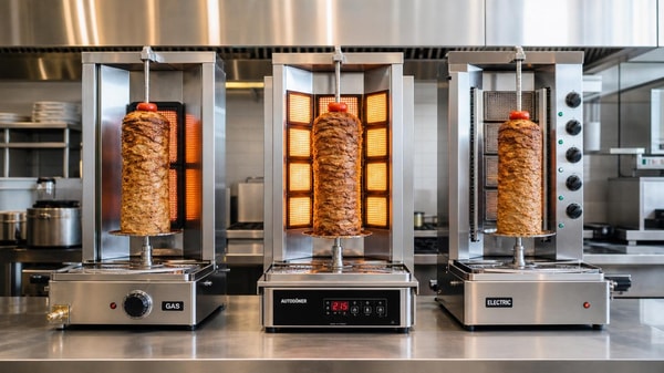 Shawarma machines commercial buyers compare heat control first