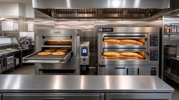 Conveyor pizza ovens or deck ovens for high-volume service?