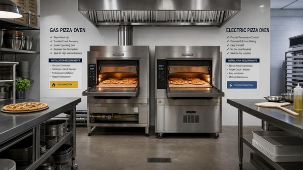 Commercial pizza ovens: gas or electric for steady output