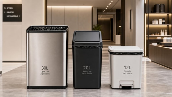 Commercial trash cans: capacity, liners, and lid design all matter