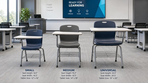 Student Chairs With Writing Pad: Which Sizes Fit Best?