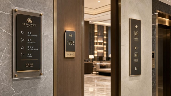 Custom Hotel Signage That Looks Premium and Stays Readable