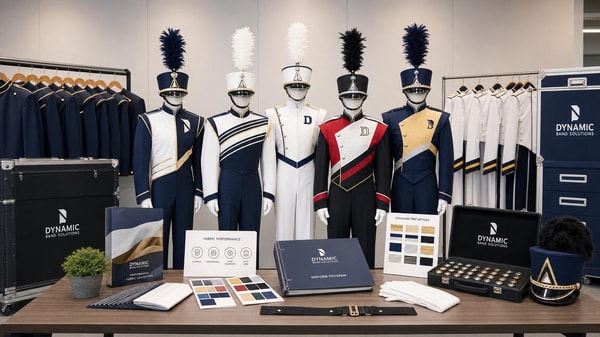Marching band uniforms that look sharp without raising repair bills