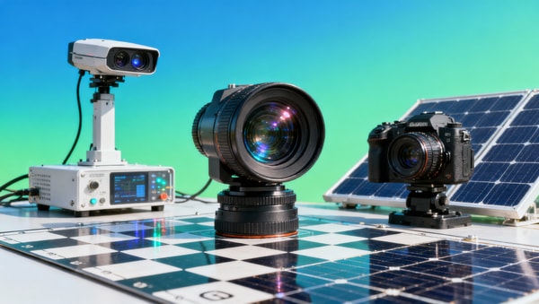 Machine vision lens distortion test results that impact measurement accuracy