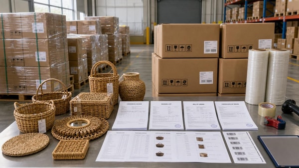 Woven craft export paperwork that often delays first shipments