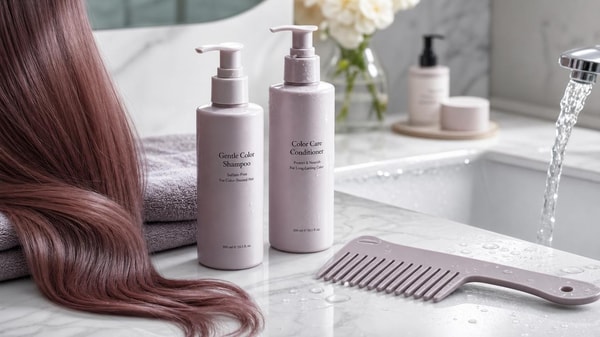 Color-Treated Hair Still Feels Rough? Start With the Wash Routine