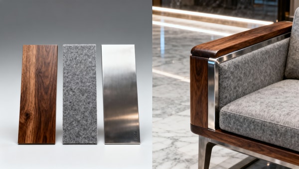 Hospitality furniture materials that look premium in showroom lighting—but shift tone under LED lobby fixtures