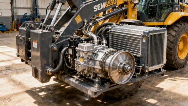 Why the 5227802 steering pump fails early on SEM655D loaders — and what to check before replacement