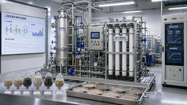 Carbon Capture Materials: Which Metrics Matter in Pilot Tests?