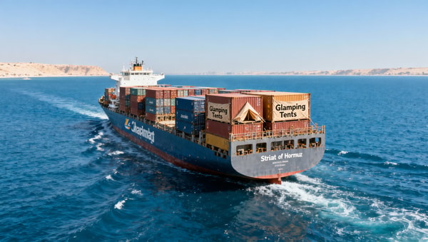 Qatar Restores 24/7 Maritime Transit: Glamping Tents Delivery to Middle East Shortens by 5–8 Days