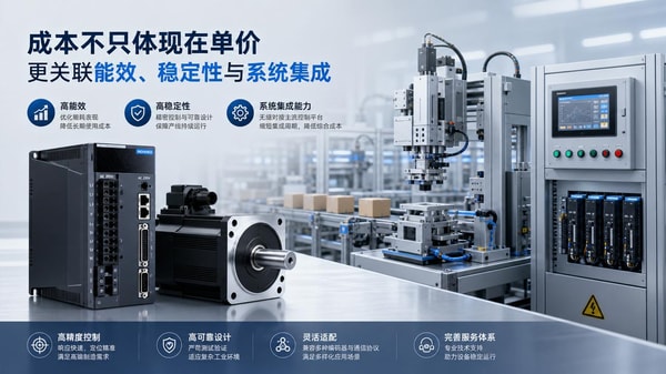 Servo motors cost is not just unit price anymore