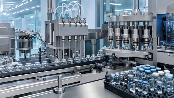 Vial filling machine OEM options that limit changeover delays