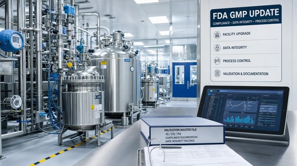 New FDA GMP compliance updates with the biggest plant impact