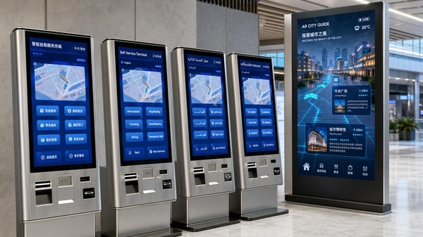 2026 China Commercial Hotspots: Self-Service Kiosks & Digital Signage Go Global