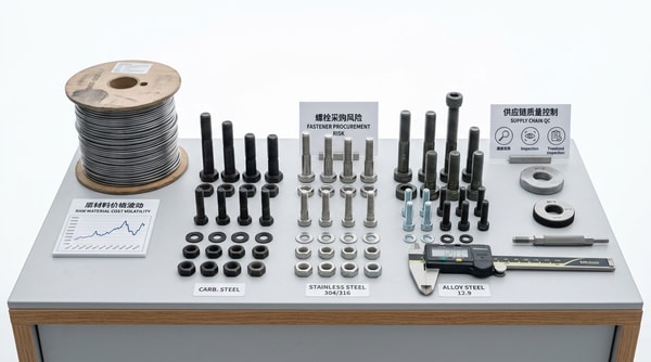 Raw material prices and bolt sourcing risk in 2026