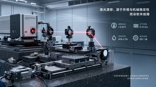 Laser-Interferometer drift is often not a software problem