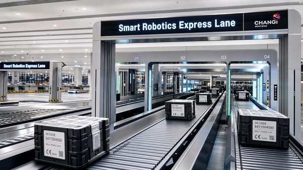 PSA Launches Micro-Robots Air Express Lane in Singapore