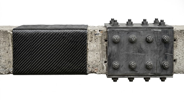 Comparing CFRP wraps and steel for bridge reinforcement