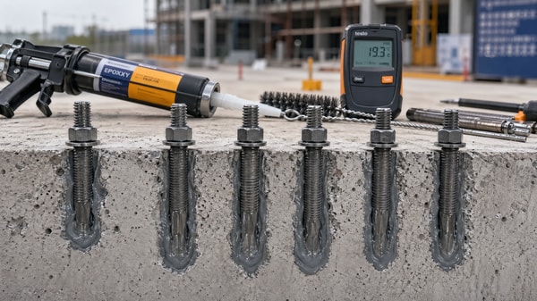 Chemical anchor curing time: what affects it most on site?
