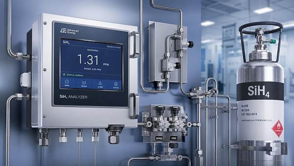 SiH4 Concentration Analyzer Applications in Semiconductor Gas Control