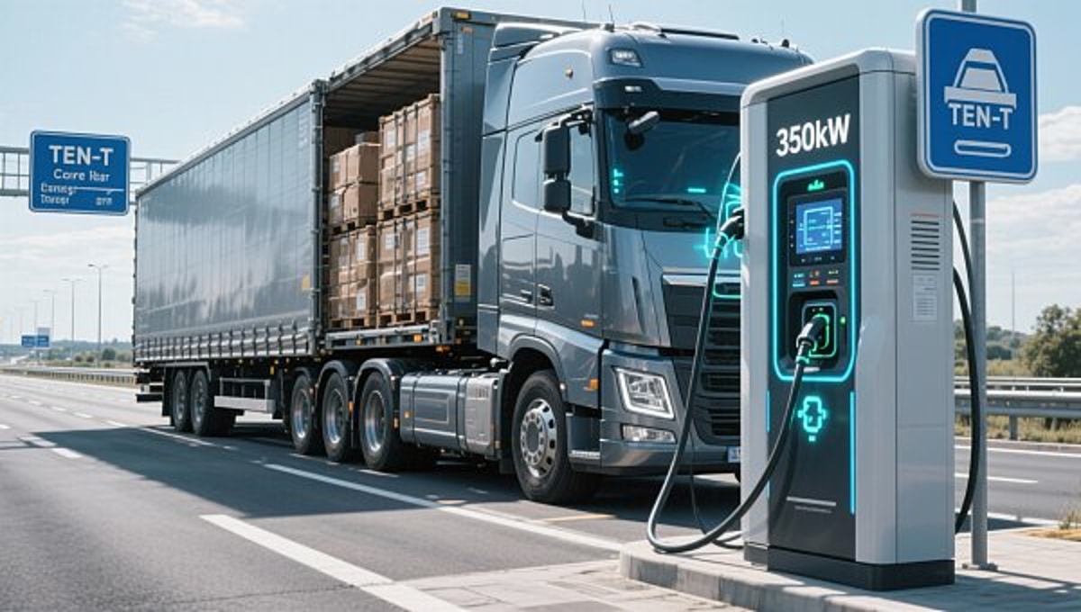 How commercial truck manufacturers with electric models balance battery range, payload, and charging infrastructure in Europe