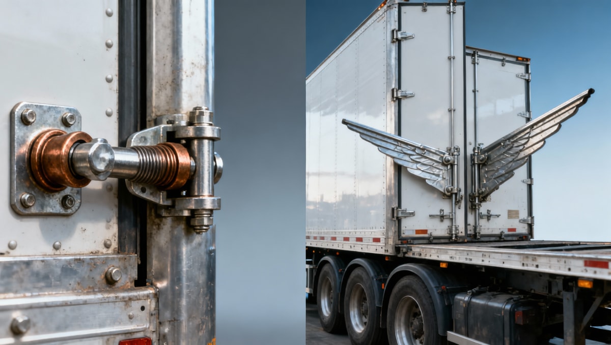 Wing van hinge wear accelerates when used for frequent palletized freight — signs to watch