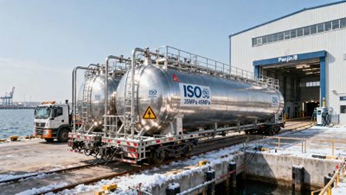 Panjin Port Launches LNG Tank Container Terminal