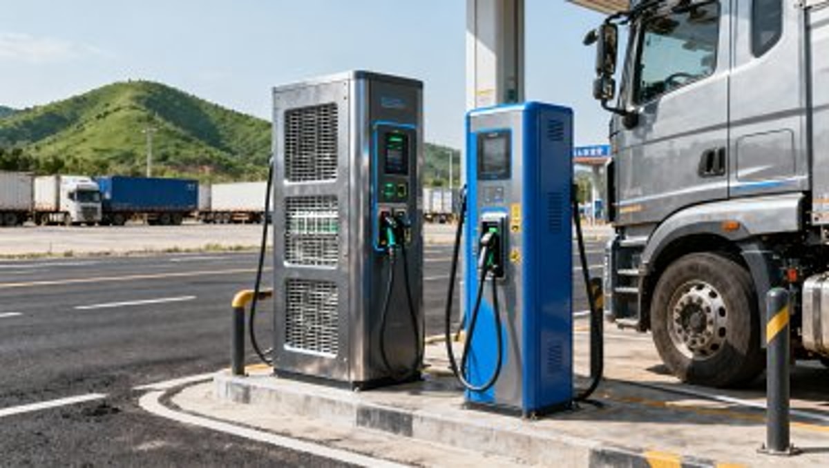 Jining, Shandong Builds 132 EV Heavy-Duty Truck Charging Stations