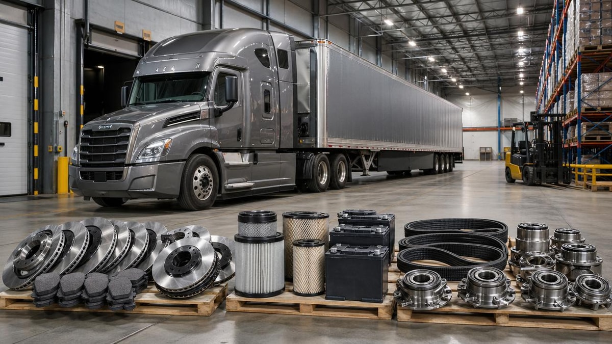 Best Commercial Vehicle Parts for Warehouse Fleet Uptime