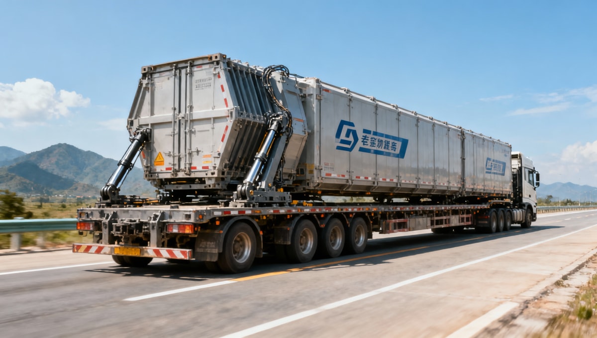 Xi’an–Vientiane Oversized Equipment Transport Line Launched