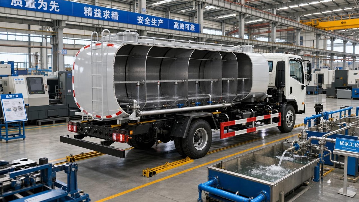 Inside a Water Truck Factory: What Affects Build Quality