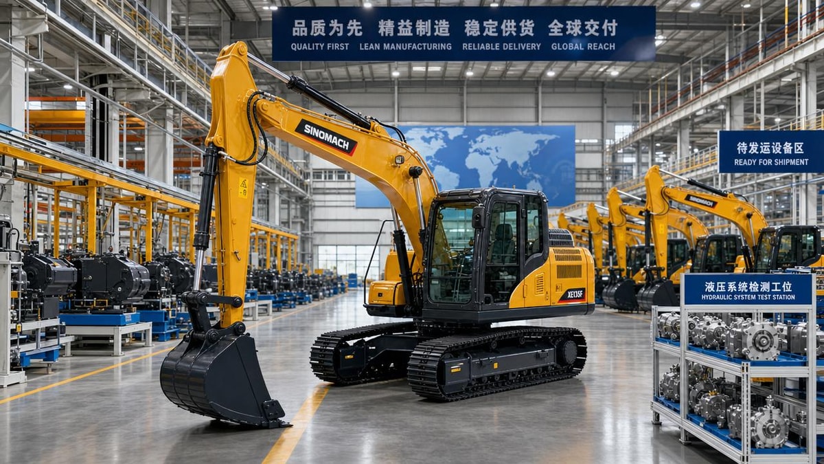 What Sets a Reliable Excavator Manufacturer in China Apart