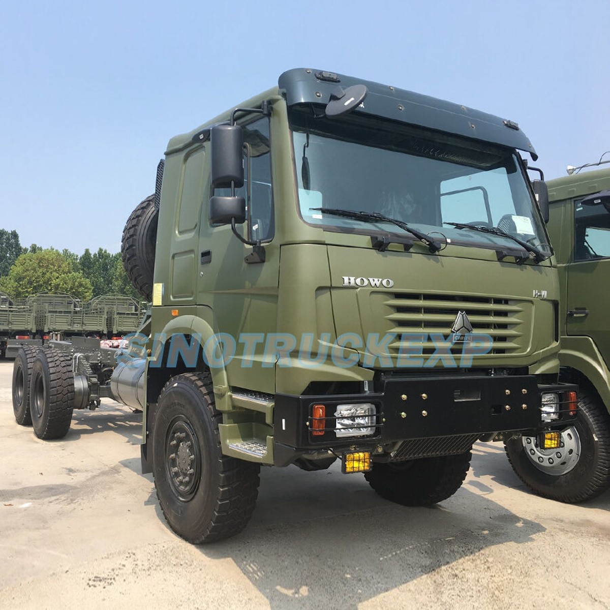 HOWO 6x6 dump truck chassis