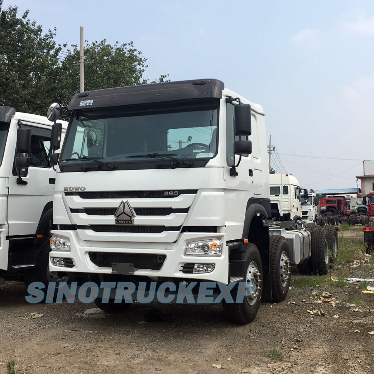 HOWO 8x4 mixer truck chassis