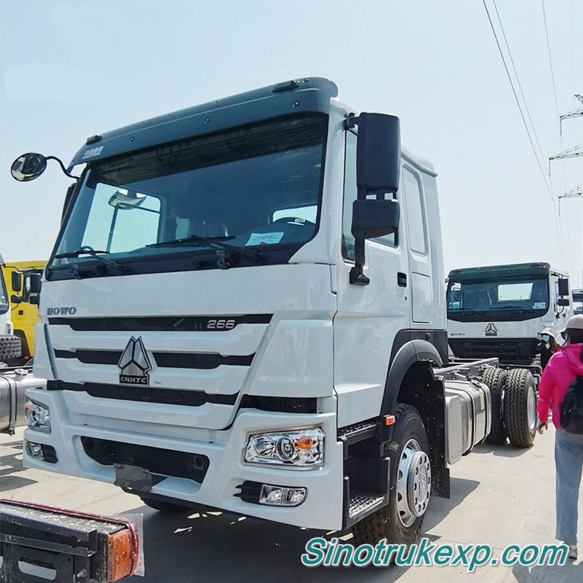 HOWO 4x2 dump truck chassis
