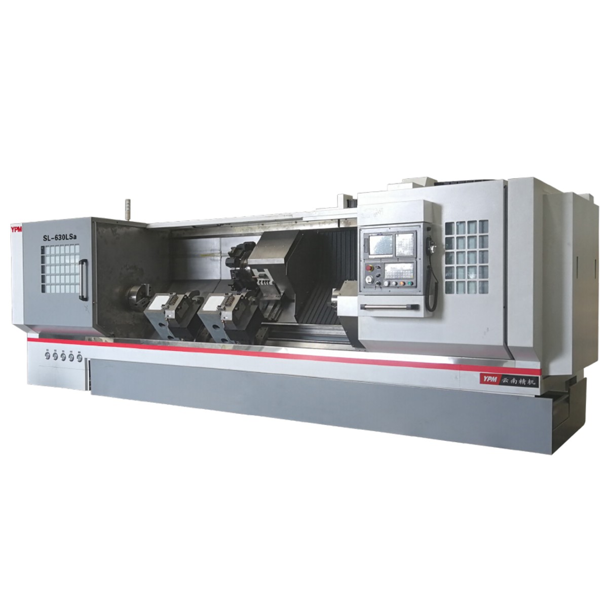 CK-630 Long Axis Precision CNC Slant Guide Lathe Turning and Milling