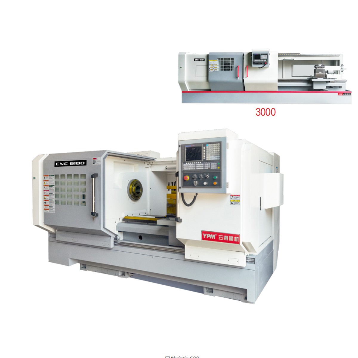 CNC-6180 B Series Flat Guide CNC Lathe