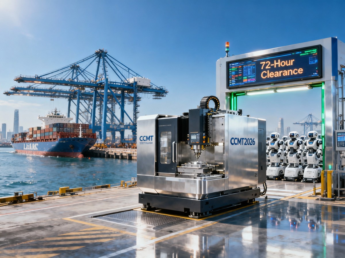 Shanghai Port to Pilot 'Green Channel for High-End Equipment Exports' from April: CCMT2026 Exhibitors Enjoy Priority Customs Clearance, 72-Hour Processing, and Exemption from Random Inspections, Helping Overseas Buyers Secure Delivery Times
