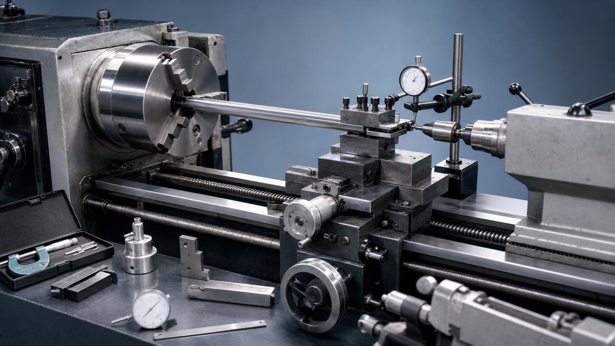 How to tell if a metal lathe is losing precision