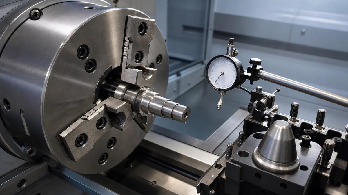 Industrial turning accuracy problems linked to fixture wear