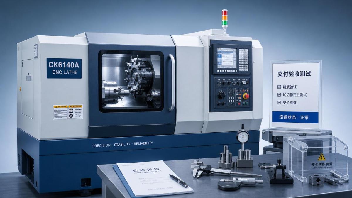 High precision lathe claims to verify before accepting delivery