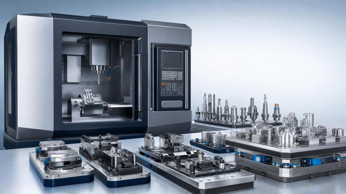 CNC industrial setups that cut changeover time in small shops