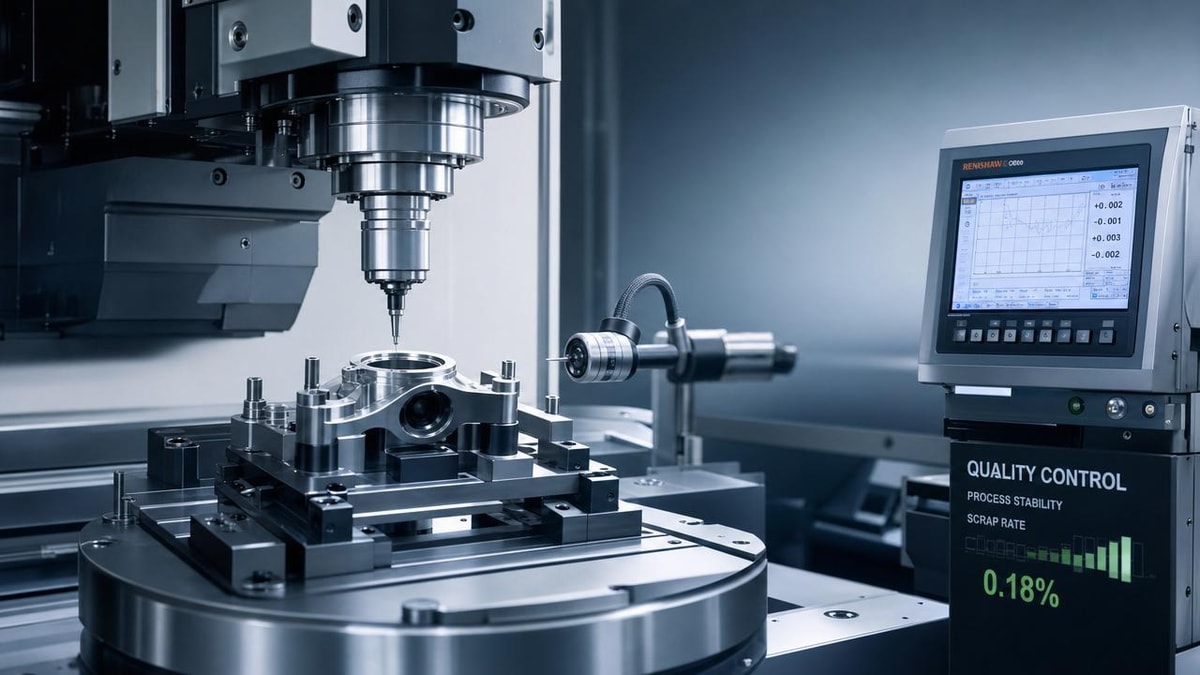 How precision equipment affects scrap rates over time
