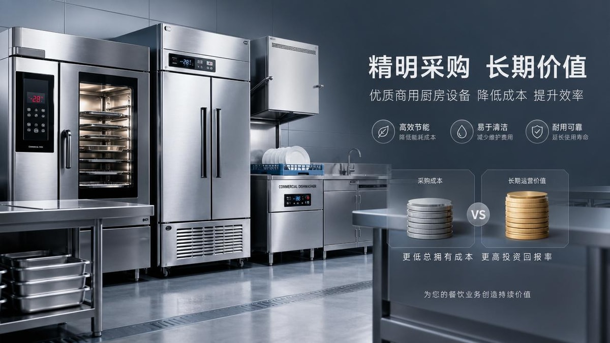 Restaurant Kitchen Equipment Cost vs Long-Term Operating Value