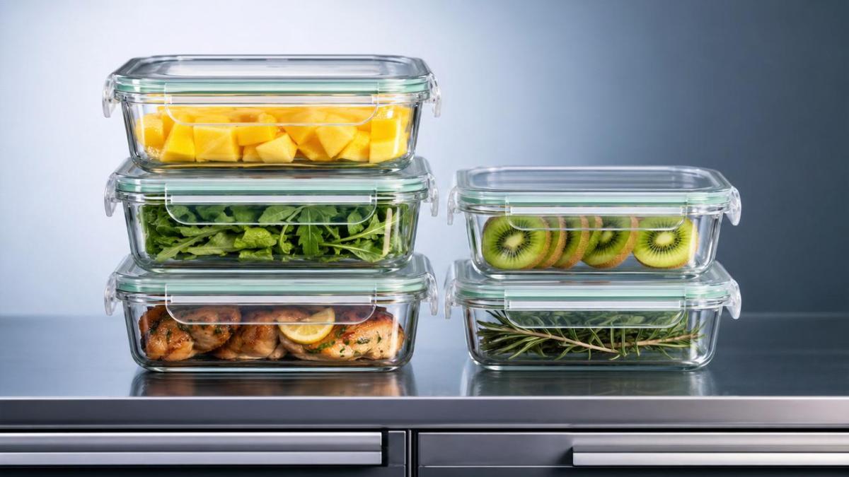 How airtight glass storage containers affect food freshness