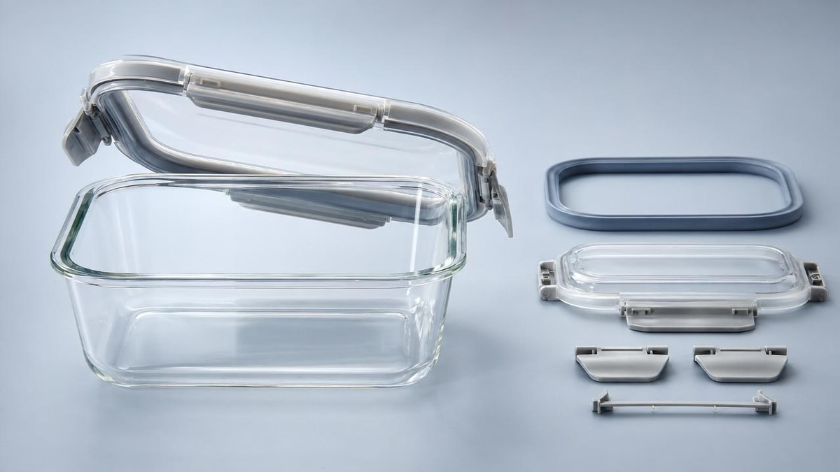 Why glass storage containers with lids leak after repeated use