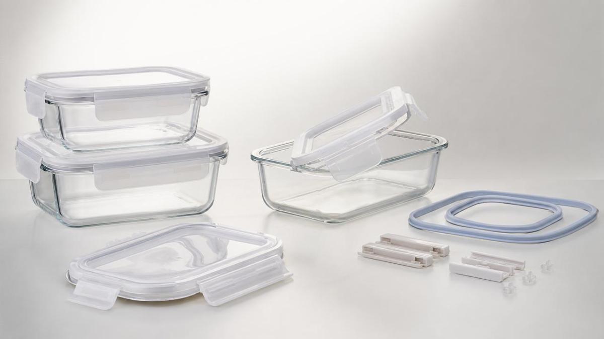 Airtight glass storage containers and the seal issue