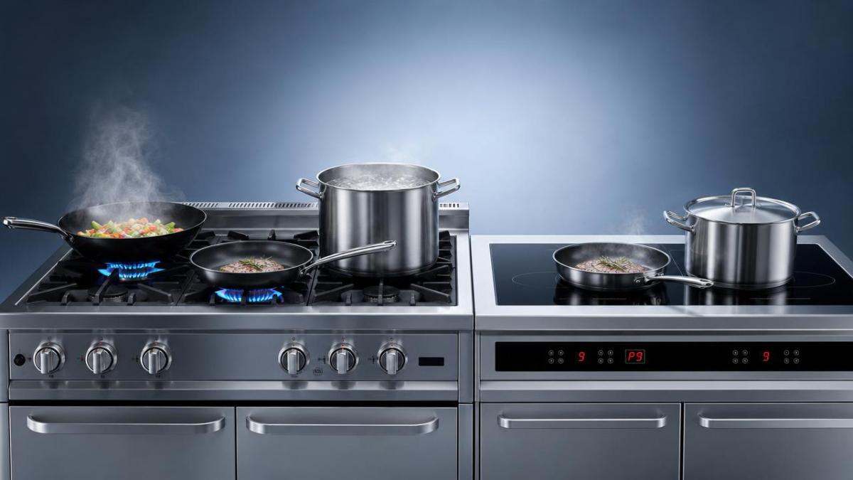 Commercial Gas Range or induction for heavy service